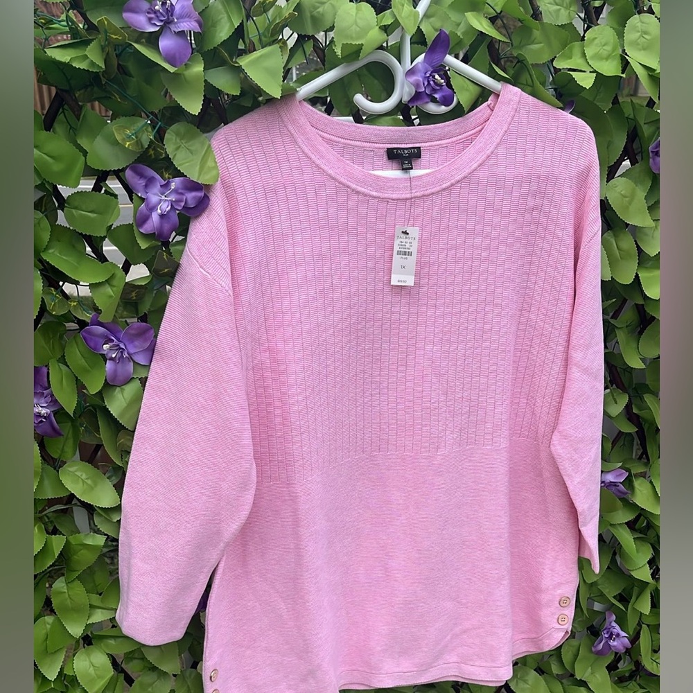 New Talbots Light Pink Sweater